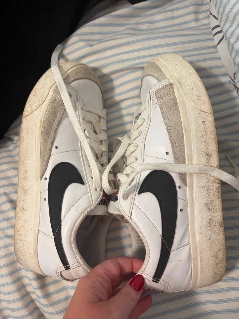 Women's Nike blazer low platforms